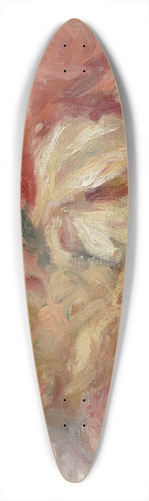 Pierre-Auguste Renoir - Flowers 39.3 inch art pintail longboard deck