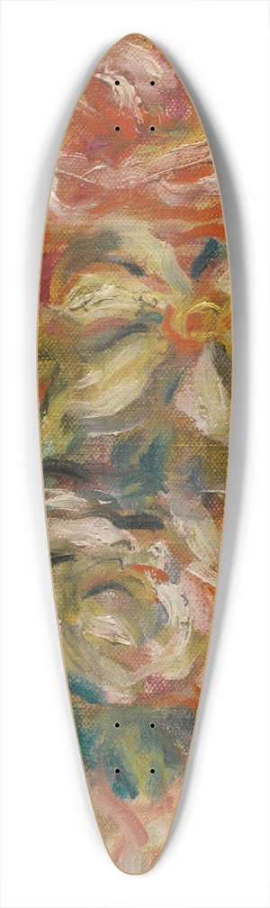 Pierre-Auguste Renoir - Jete De Fleurs 39.3 inch art pintail longboard deck