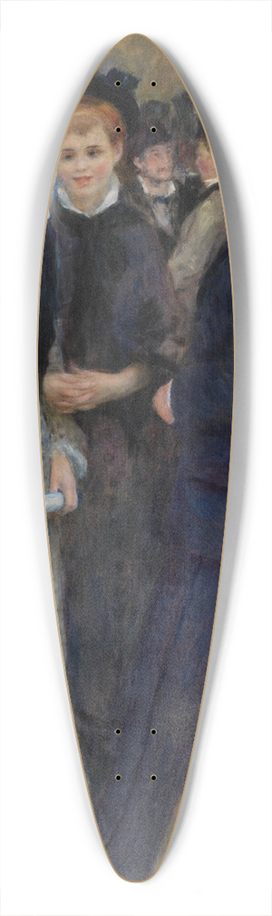 Pierre-Auguste Renoir - Leaving the Conservatory (La Sortie du conservatoire) 39.3 inch art pintail longboard deck