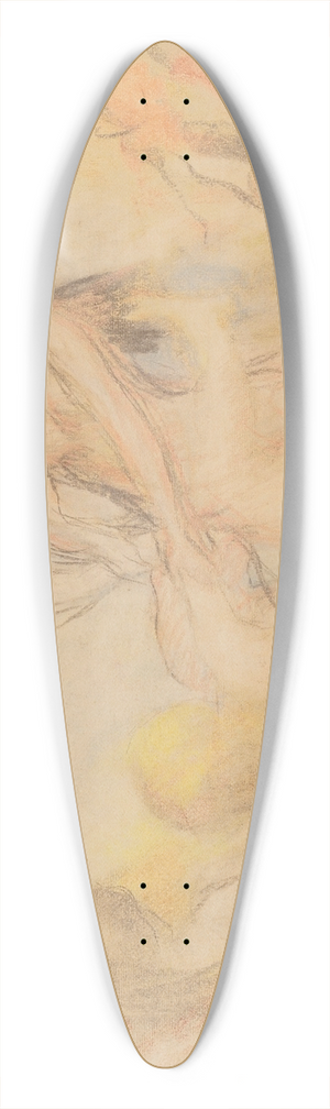 Pierre-Auguste Renoir - Les Baigneuses au crabe, I 39.3 inch art pintail longboard deck