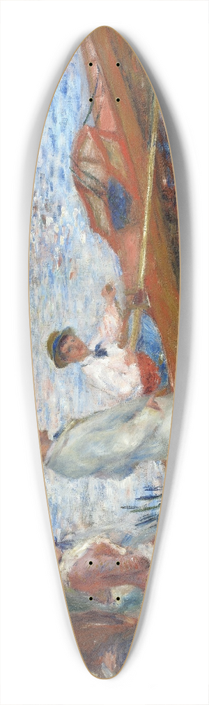 Pierre-Auguste Renoir - Oarsmen at Chatou 39.3 inch art pintail longboard deck