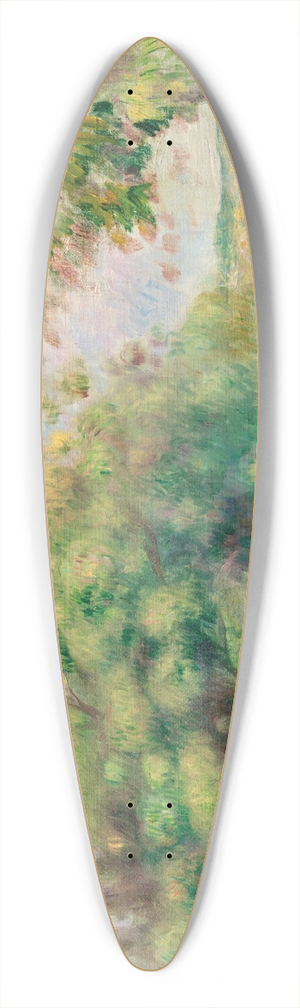Pierre-Auguste Renoir - Paysage 39.3 inch art pintail longboard deck
