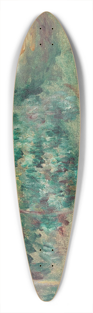 Pierre-Auguste Renoir - Paysage 39.3 inch art pintail longboard deck