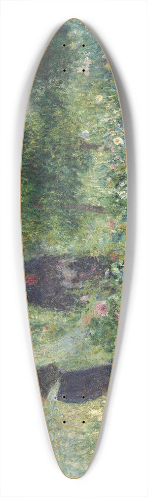 Pierre-Auguste Renoir - Picking Flowers 39.3 inch art pintail longboard deck