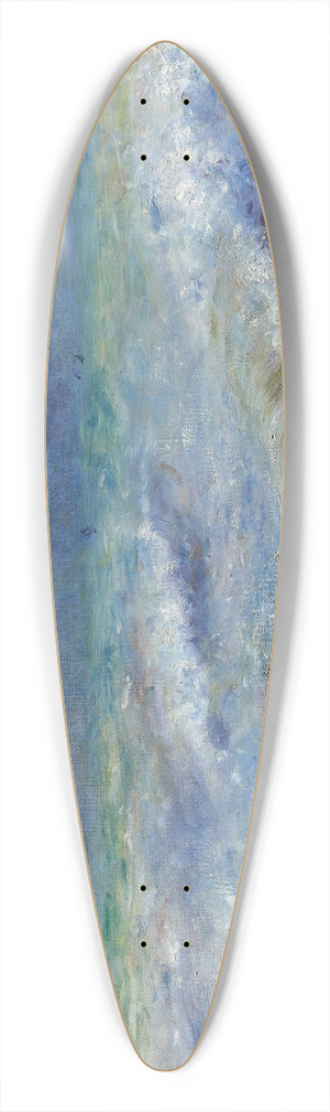 Pierre-Auguste Renoir - Seascape 39.3 inch art pintail longboard deck