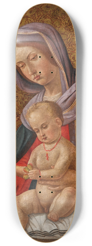 Giovanni Speranza - Madonna and Child, a landscape beyond 8.25 inch art skate deck