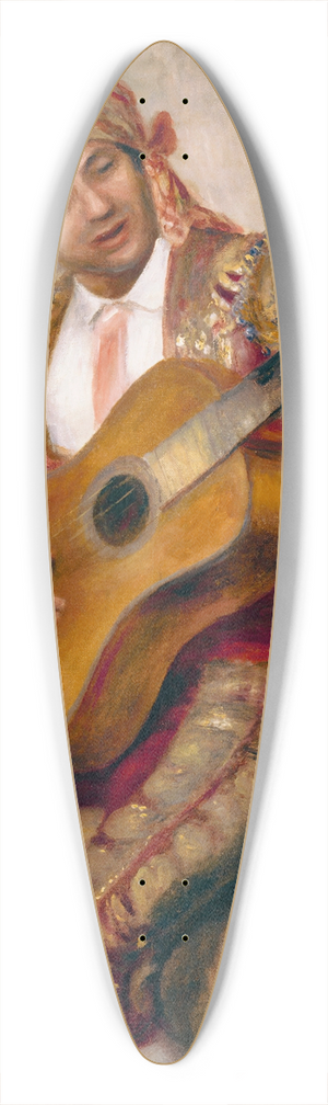 Pierre-Auguste Renoir - The Spanish Guitarist 39.3 inch art pintail longboard deck