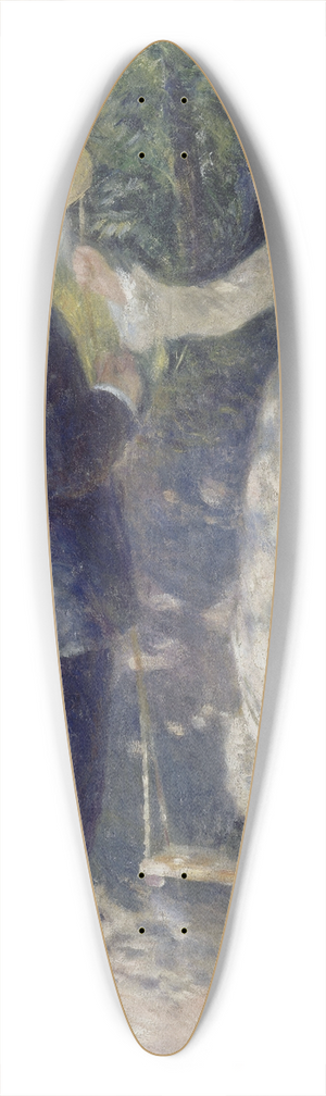 Pierre-Auguste Renoir - The Swing 39.3 inch art pintail longboard deck