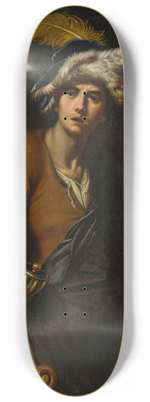 Girolamo Buratti - David With The Head Of Goliath 8.25 inch art skate deck