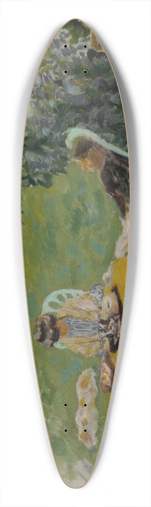Pierre Bonnard - La Sieste au jardin 39.3 inch art pintail longboard deck