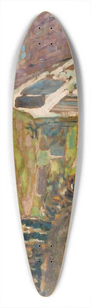 Pierre Bonnard - Les deux enfants, Vernouillet 39.3 inch art pintail longboard deck