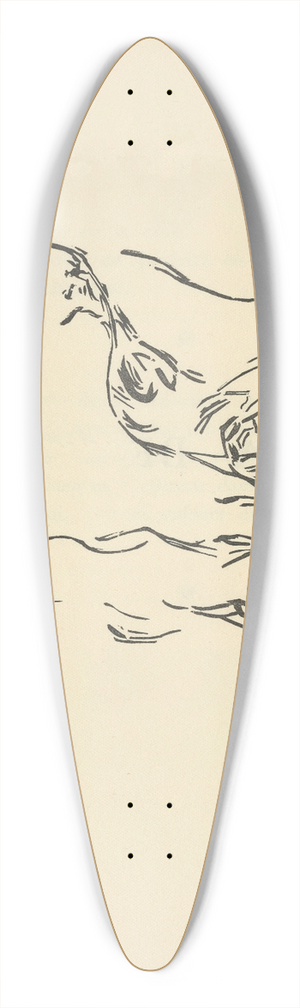 Pierre Bonnard - Notes sur lamour Pl 05 39.3 inch art pintail longboard deck