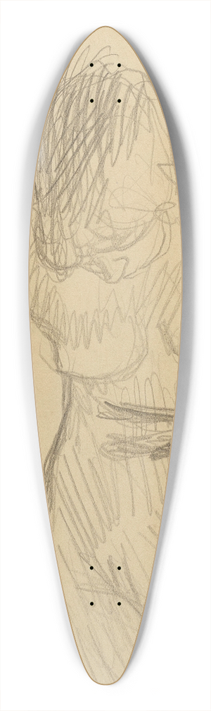 Pierre Bonnard - Nu debout (Marthe) 39.3 inch art pintail longboard deck