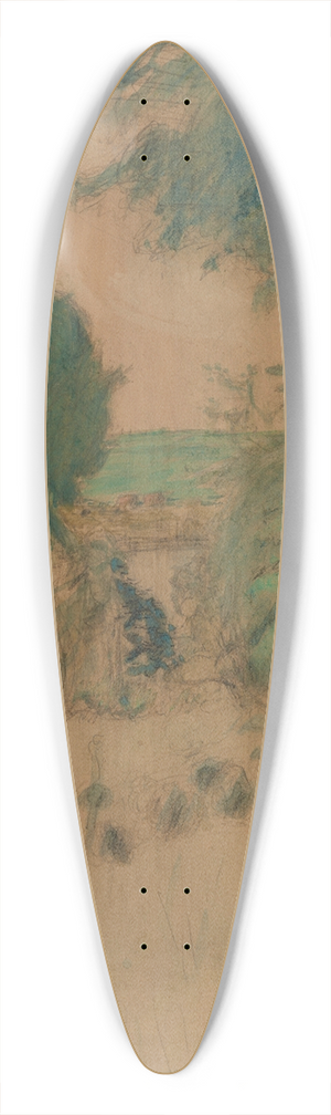 Pierre Bonnard - Vue de Vernon 39.3 inch art pintail longboard deck