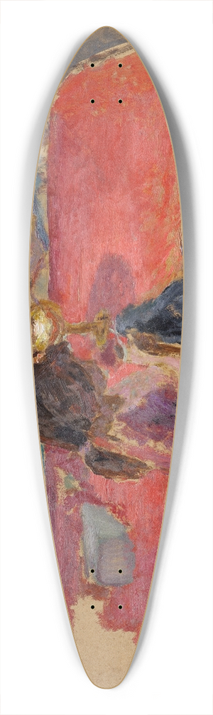 Pierre Bonnard - Woman with a Lamp 39.3 inch art pintail longboard deck