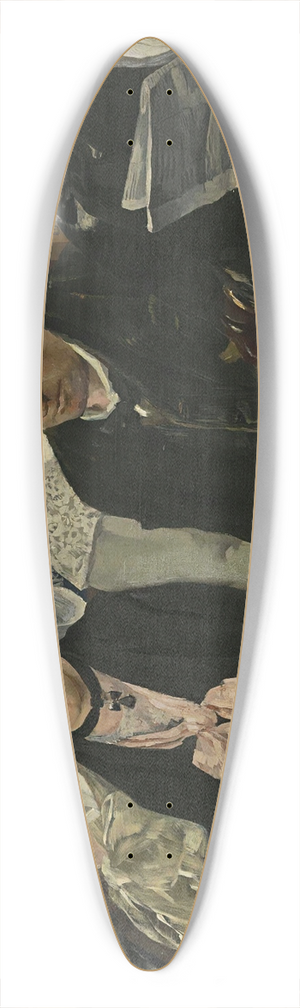 Pierre Carrier-Belleuse - LOmnibus 39.3 inch art pintail longboard deck