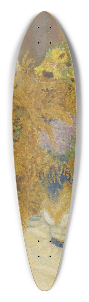 Pierre-Eugne Montzin - Bouquet De Fleurs 39.3 inch art pintail longboard deck