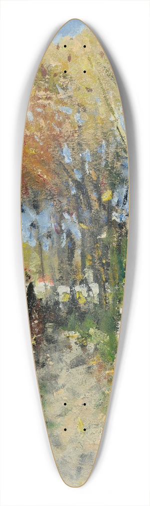 Pierre-Eugne Montzin - Lall Foretire 39.3 inch art pintail longboard deck