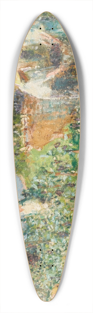 Pierre-Eugne Montzin - Les vendanges 39.3 inch art pintail longboard deck