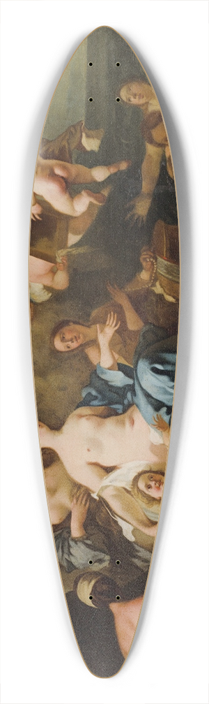 Pierre-Jacques Cazes - Venus And Mercury 39.3 inch art pintail longboard deck