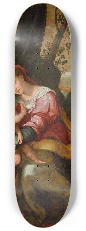 Girolamo Macchietti - Madonna And Child,with Noli Me Tangere Beyond 8.25 inch art skate deck