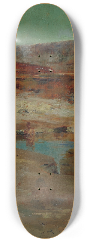 Girolamo Nerli - At Rotorua 8.25 inch art skate deck