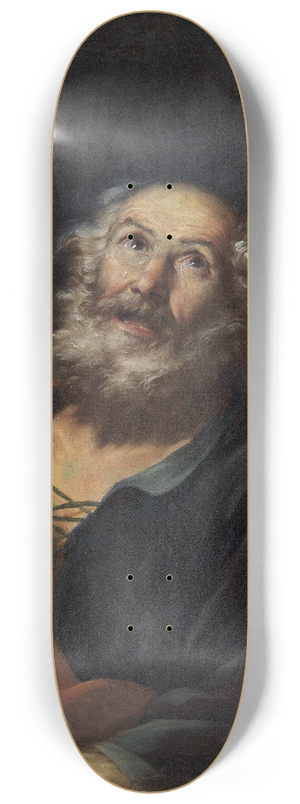 Girolamo Troppa - Saint Peter Penitent 8.25 inch art skate deck