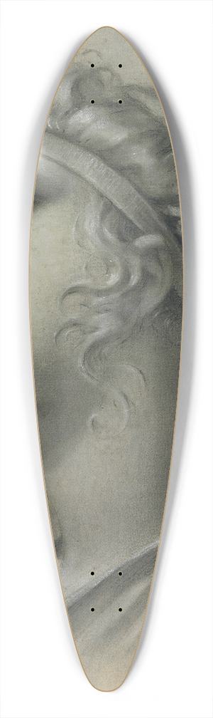Pierre-Paul Prud'hon - Head of a muse 39.3 inch art pintail longboard deck