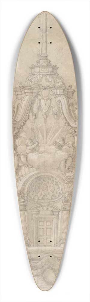 Pierre Puget - Design for a Tabernacle 39.3 inch art pintail longboard deck