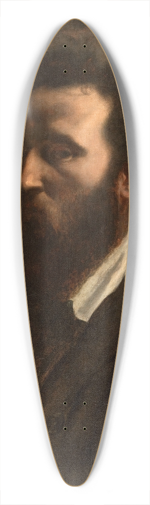Pierre Puvis de Chavannes - Autoportrait 39.3 inch art pintail longboard deck
