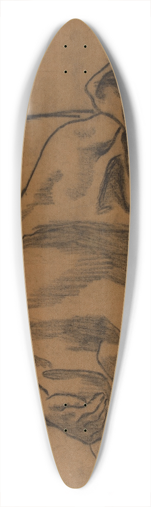 Pierre Puvis de Chavannes - Etude de draperie et tude de doigts 39.3 inch art pintail longboard deck