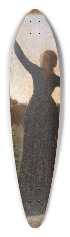 Pierre Puvis de Chavannes - Le Ballon 39.3 inch art pintail longboard deck