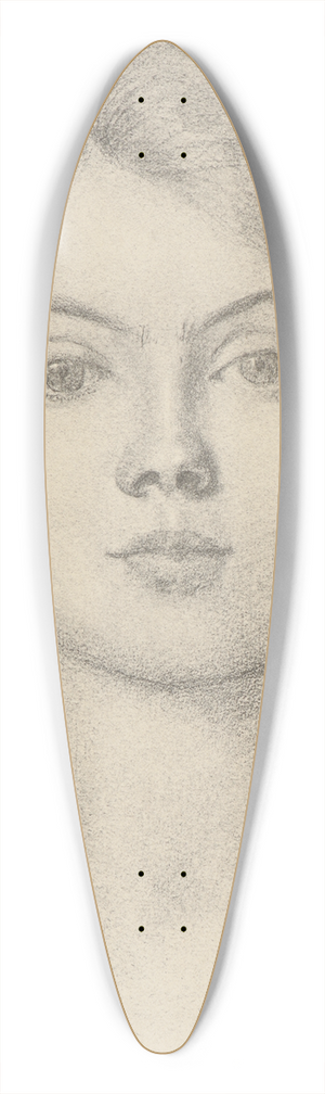 Pierre Puvis de Chavannes - LEsprance 39.3 inch art pintail longboard deck