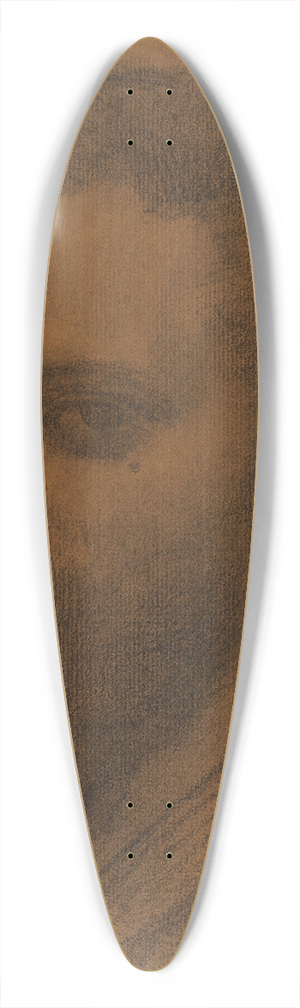 Pierre Puvis de Chavannes - Portrait de Daras 39.3 inch art pintail longboard deck