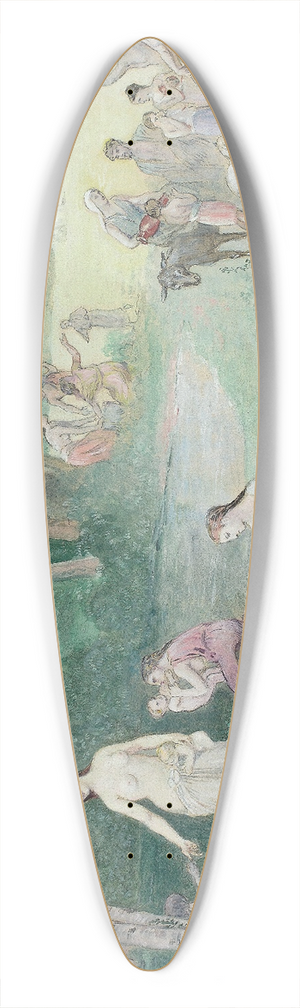 Pierre Puvis de Chavannes - Summer 39.3 inch art pintail longboard deck