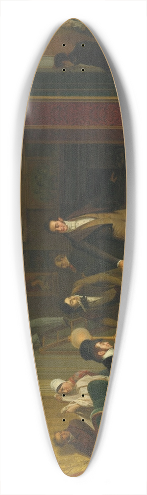 Pierre Roch Vigneron - The Division 39.3 inch art pintail longboard deck