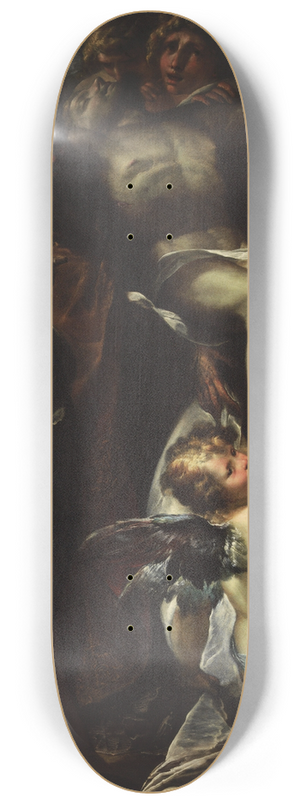 Giulio Cesare Procaccini - The Lowering Of The Cross With Sts Mary Magdalene, Augustine, Jerome And Angels 8.25 inch art skate deck Giulio Cesare Procaccini - The Lowering Of The Cross With Sts Mary Magdalene, Augustine, Jerome And Angels 8.25 inch art skate deck