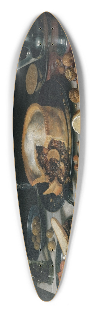 Pieter Claesz - Still Life 39.3 inch art pintail longboard deck