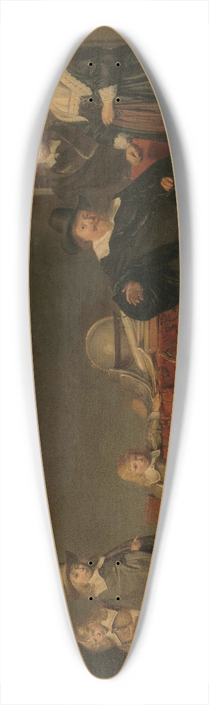 Pieter Codde - Family Group 39.3 inch art pintail longboard deck