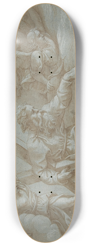 Giulio Romano - Apparition of Saint Andrew in Glory 8.25 inch art skate deck Giulio Romano - Apparition of Saint Andrew in Glory 8.25 inch art skate deck