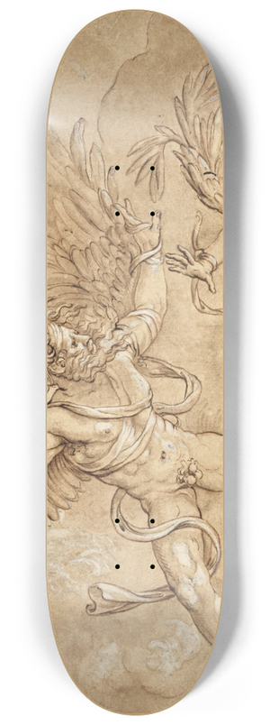 Giulio Romano - Copy after Giulio Romanos Fall of Icarus 8.25 inch art skate deck Giulio Romano - Copy after Giulio Romanos Fall of Icarus 8.25 inch art skate deck