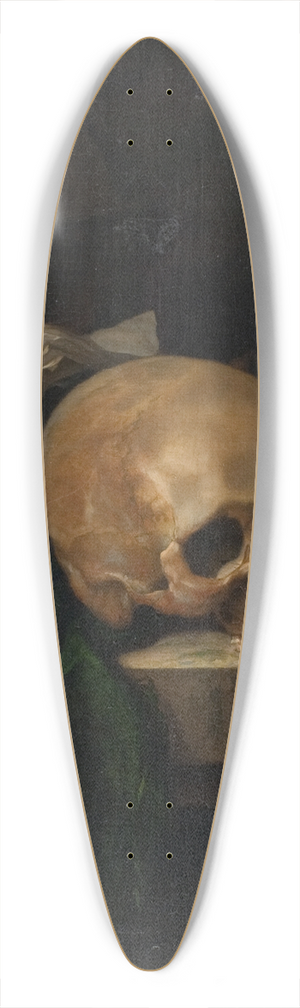 Pieter Van Der Willigen - Vanitas Still Life 39.3 inch art pintail longboard deck