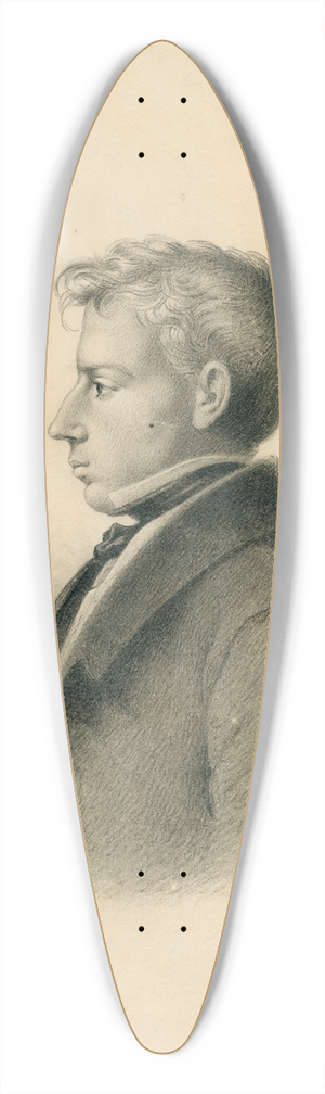 Pieter van Loon - Hendrik van Loon, zee-officier 39.3 inch art pintail longboard deck
