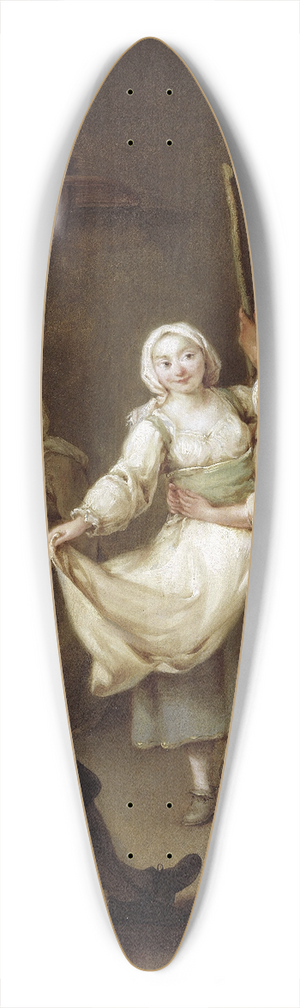Pietro Longhi - The Dance 39.3 inch art pintail longboard deck