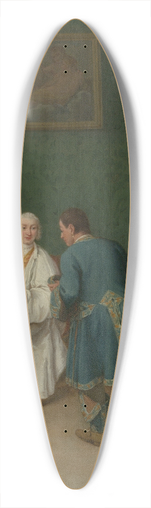 Pietro Longhi - The Temptation 39.3 inch art pintail longboard deck