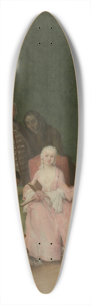 Pietro Longhi - The Visit 39.3 inch art pintail longboard deck