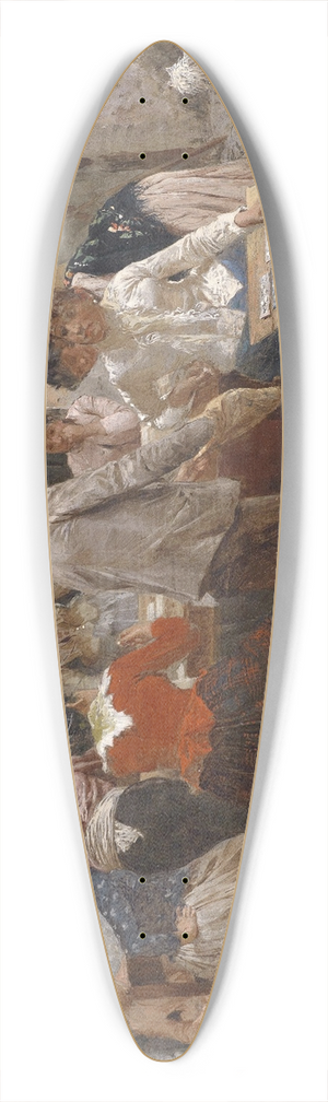 Pio Joris - Kartenlegerin 39.3 inch art pintail longboard deck