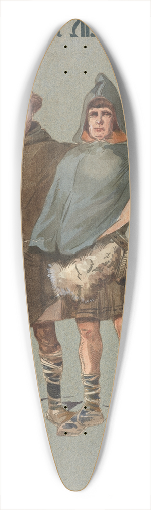 Pipein Gamba - Pastori (coro) 39.3 inch art pintail longboard deck