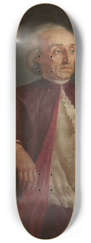 Giuseppe Cades - Portrait of a Cleric 8.25 inch art skate deck