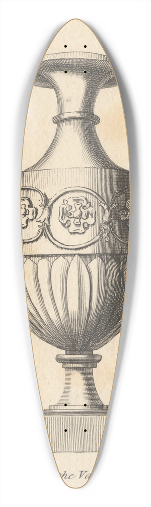 Placido Columbani - At the Vatican 39.3 inch art pintail longboard deck
